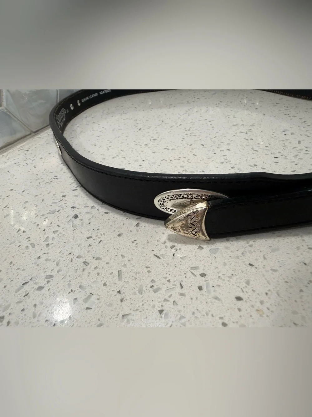 Nocona black leather